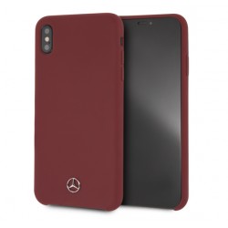 Mercedes Benz Silikon Cover / Hülle für iPhone Xs Max Rot