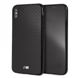 BMW M Serie Carbon Hülle / Hardcover iPhone Xs Max Schwarz