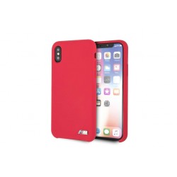 BMW M Series Silicone Cover / case for iPhone Xs Max Red