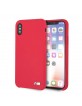 BMW M Serie Silikon Cover / Hülle iPhone Xs / X Rot