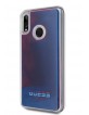 Guess Case Califonia Glow in The Dark for Huawei P Smart 2019 Transparent Red / Blue
