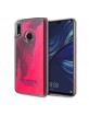 Guess Hülle Califonia Glow in The Dark für Huawei P Smart 2019 Transparent Pink