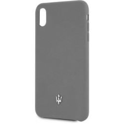 Maserati silicone case Soft Touch iPhone Xs Max gray