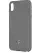 Maserati silicone case Soft Touch iPhone Xs Max gray