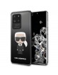 Karl Lagerfeld Ikonik Schutzhülle Samsung Galaxy S20 Ultra Schwarz
