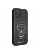 Karl Lagerfeld iPhone 12 Pro Max case Cover Ikonik Outline Embossed Black / White