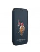 US Polo iPhone 12 / 12 Pro 6,1 Handytasche Navy Embroidery