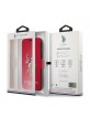 US Polo iPhone 12 / 12 Pro Max 6,1 Handytasche Rot Embroidery