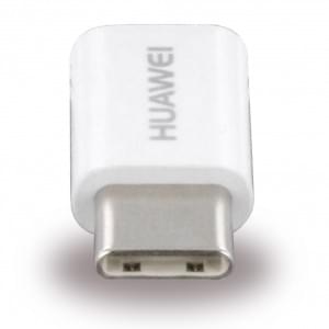 Original Huawei - AP52 - Adapter - Micro USB to USB Type C - White