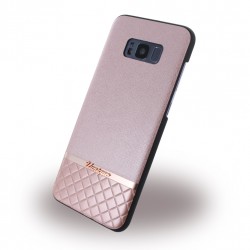 Uunique Samsung S8 Plus Case Cover Saffiano Metallic Rose Gold