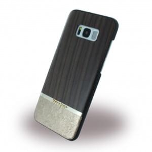 Uunique - Rosewood & Gold Embossed - Hardcover - Samsung Galaxy S8 Plus - G955 - Braun