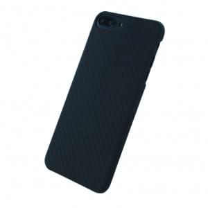 Genuine Carbon Black Edition Hardcover for Apple iPhone 8 Plus, 7 Plus - Black