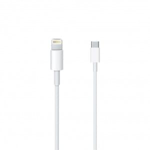 1m Ladekabel / Datenkabel USB Typ C auf Lightning für iPhone X, 8, 7, 7+, 6s, 6s+ Weiss