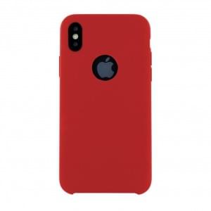 Premium Liquid Silicon Hard Cover - iPhone X / Xs - Red