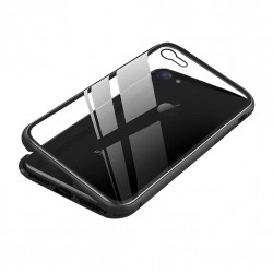 Magnet Hülle für Apple iPhone 8 Plus / 7 Plus Schwarz
