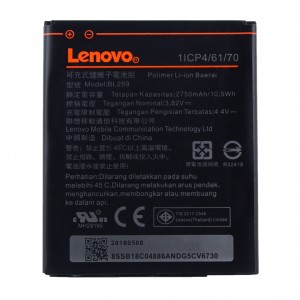 Original Lenovo battery BL-259 Lemon K3, K5 Plus, K32, C30 2750mAh