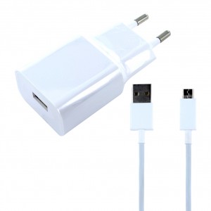 Original Xiaomi MDY-08-EO USB charger + USB micro USB charging cable white