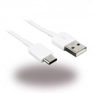 Original Samsung EP-DG970BWE Schnell Datenkabel USB auf USB Typ C 0,8m Weiss
