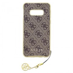 Guess Charms Hard Case for Samsung Galaxy S10e Brown