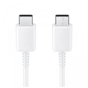 Original Samsung EP-DA705BWE charging cable / data cable USB type C to USB type C 1.0m white
