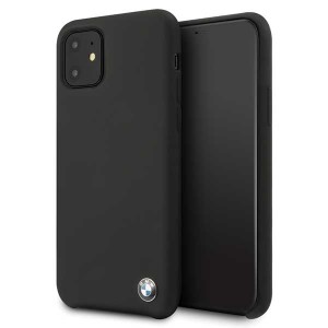 BMW Silikon Cover / Hülle iPhone 11 Pro Max Schwarz