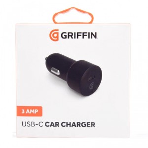 Griffin GP-021-BLK USB C 15W 3A Passenger Car Car Vehicle Truck Charger
