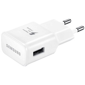 Original Samsung EP-TA20EWE USB adapter white charger power supply 15W