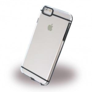 UreParts - Ultra Thin - Clear Cover - Apple iPhone 6 Plus, 6s Plus - Black