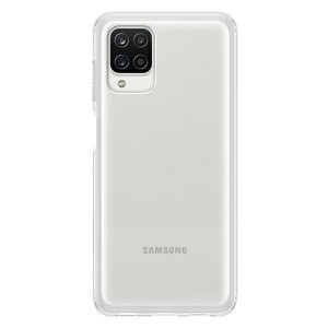 Original Samsung EF-QA125TTEGEU A12 Soft Clear Cover Transparent