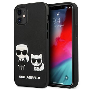 Karl Lagerfeld iPhone 12 mini 5,4 Hülle Ikonik / Choupette KLHCP12SPCUSKCBK