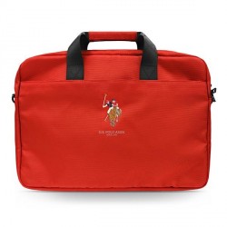 US Polo Notebook / Laptop Tasche 15" Rot USCB15PUGFLRE