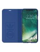 Adidas iPhone Xs / X OR Booklet Case / Bag Suede blue