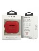 Guess AirPods Pro Silicone Glitter red Cover / Case