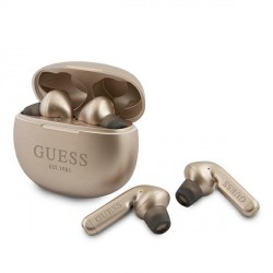 Guess Bluetooth In Ear Stereo Headset TWS + Ladestation Gold