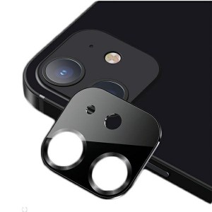 USAMS Kameraobjektiv Glas iPhone 12 mini Metall schwarz