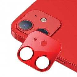 USAMS Kameraobjektiv Glas iPhone 12 mini Metall rot
