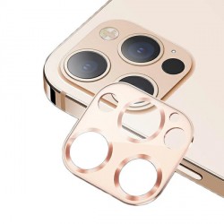 USAMS camera lens glass iPhone 12 Pro Max metal gold