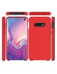 Premium Liquid Silicon Samsung S21 + Plus Case Cover Red