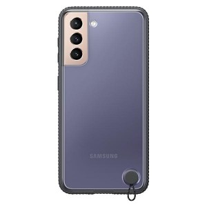 Original Samsung EF-GG996CB S21 + Plus G996 black clear protective cover