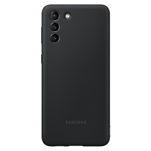 Original Samsung EF-PG996TB S21+ Plus G996 schwarz Silicone Cover