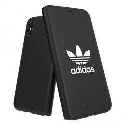 Adidas OR Booklet Case BASIC iPhone Xs / X black white