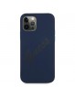 Guess iPhone 12/12 Pro case / cover silicone script vintage blue