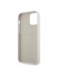 Guess iPhone 12 mini Case / Cover silicone script vintage white