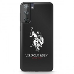 US Polo Samsung S21 + Plus Shiny Big Logo Case black