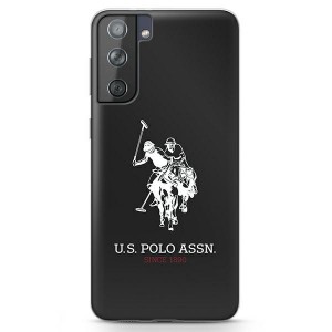 US Polo Samsung S21 + Plus Shiny Big Logo Case black