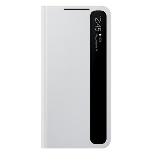 Original Samsung EF-ZG996CJ S21+ Plus G996 Grau Clear View Cover