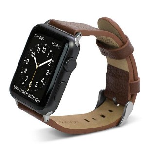 X-Doria Lux genuine leather strap Apple Watch 42mm brown