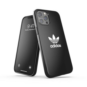 Adidas iPhone 12 Pro Max OR Snap Case / Cover / Hülle Trefoil schwarz