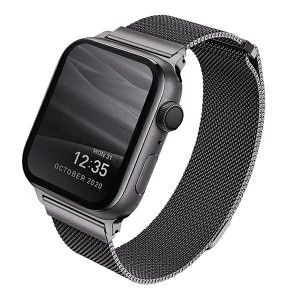 UNIQ Watch Armband Dante Apple 4 / 5 / 6 / SE 40mm Edelstahl graphite