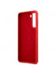 GUESS Samsung S21 + Plus Silicone Case Red Script